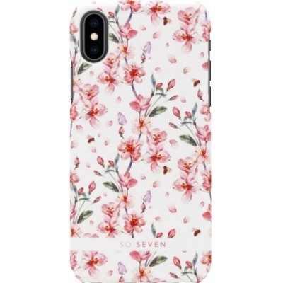 SoSeven Fashion Tokyo White Cherry Blossom Flowers Cover pre iPhone XR