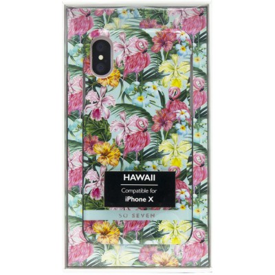 SoSeven Hawai Case Tropical Flamingo Kryt pro iPhone X/XS